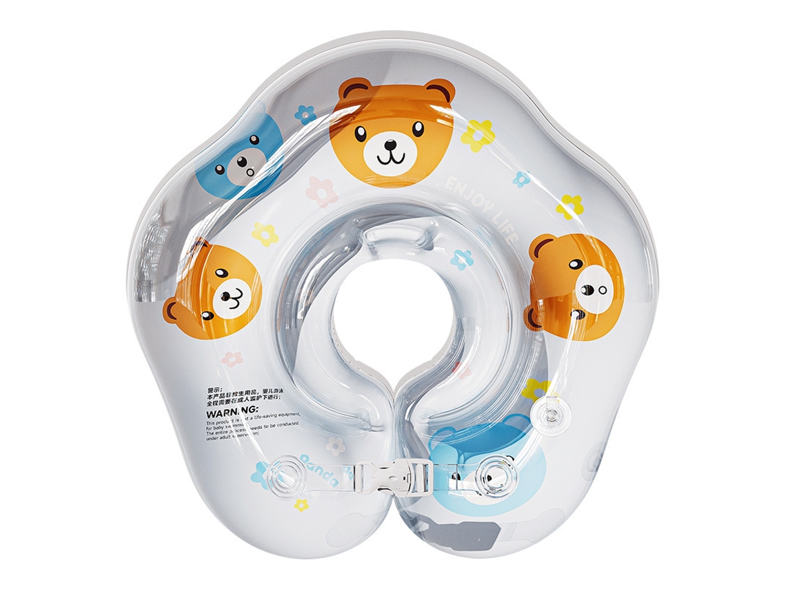 Bóia Insuflável Ajustável CHRUI para Bebé Aprender Nadar 0 12m (urso)