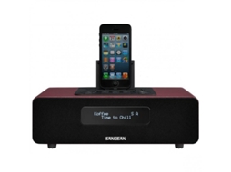 Rádio de mesa vermelho SANGEAN DDR-38
