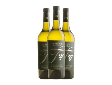 Vinho branco TEMENT Steirische Klassik Pinot Branco Südsteiermark (0.75 L - 3 Unidades)