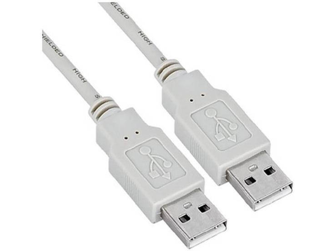Cabo USB NILOX USB A/USB A 1.8 m Macho/Macho Cinzento