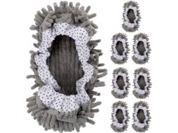Pantufas De Limpeza Pretyzoom 8 Polegadas Em Chenille, Confortáveis, Laváveis E Reutilizáveis, Ideais Para Uso Doméstico