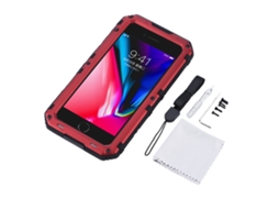 Capa LAXISCREED para iPhone 7plus/8plus vermelha à prova d'água