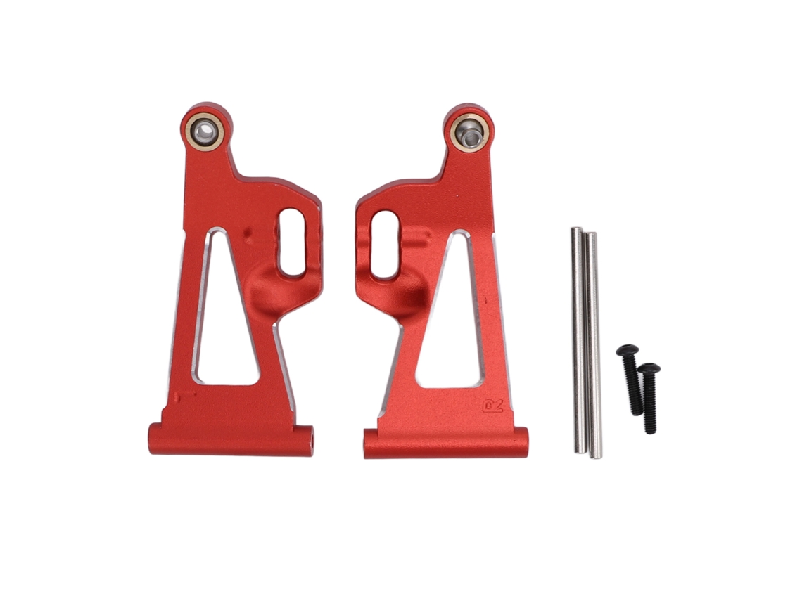 2pcs Braço Inferior Dianteiro De Suspensão De Alumínio Para Hyper Go 1/14 14209 14210 Peças De Upgrade Rc