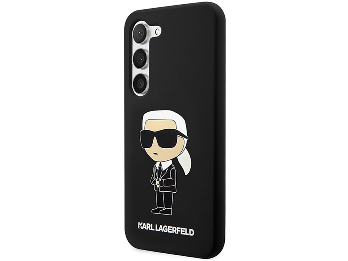 Capa Ikonik Nft para Samsung Galaxy S23 Plus KARL LAGERFELD Preto