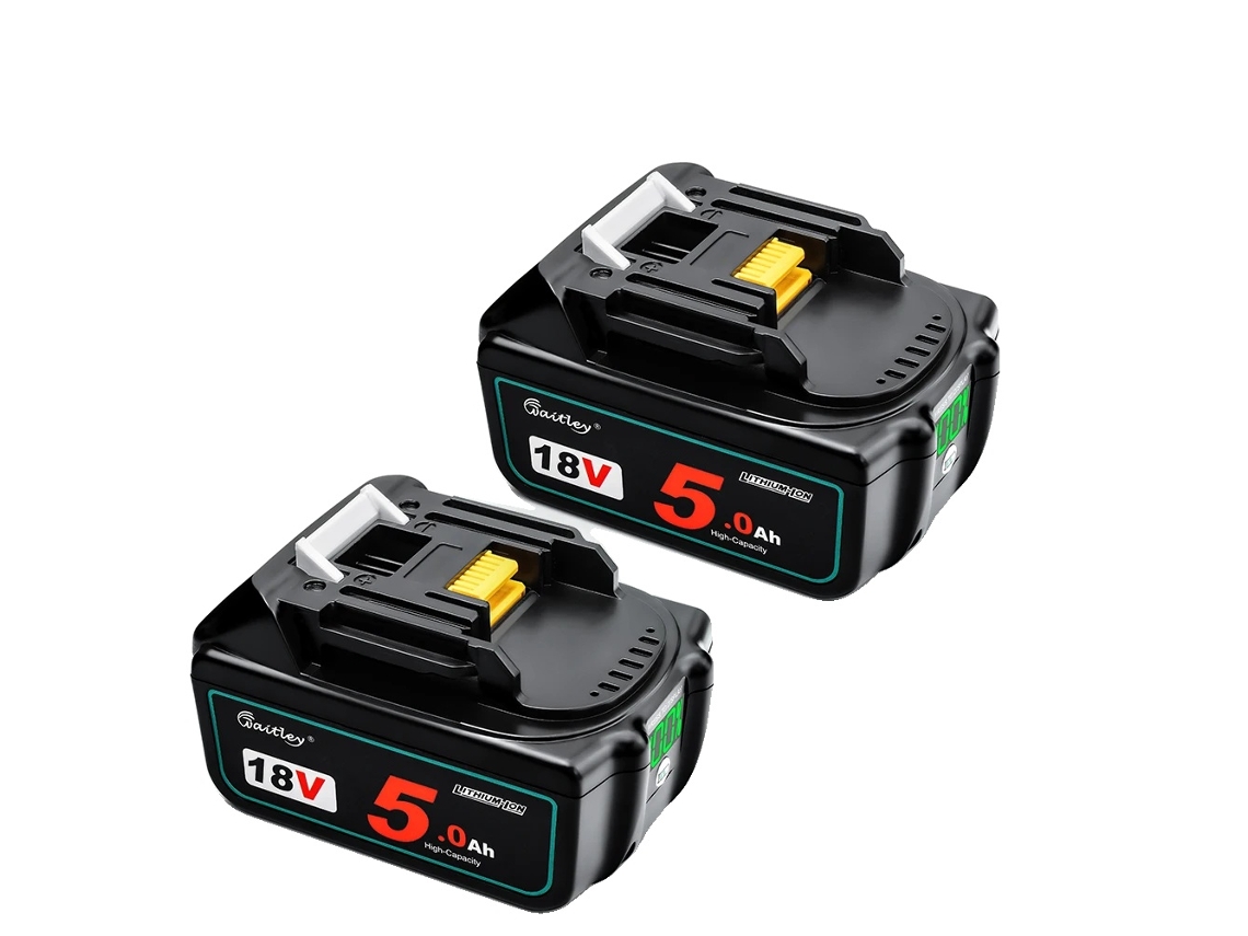 Bateria Waitley 18v, Capacidade De 5ah, Tecnologia Li Ion,2 Pcs Bateria Oem