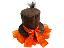 Chapéu De Mágico Com Penas De Pavão Para Carnaval, Festas E Cosplay - Acessório Decorativo Para Homens E Mulheres