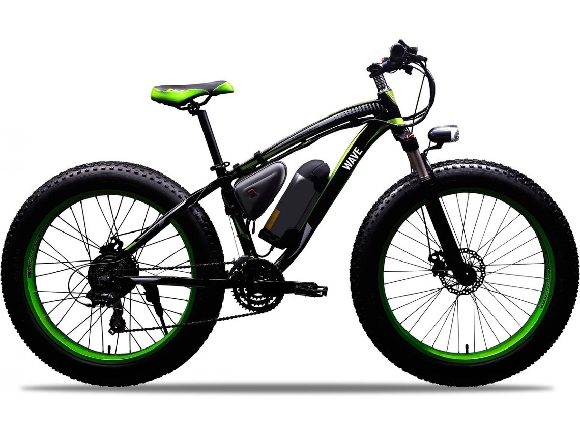 Bicicleta Elétrica WAVE B Preto (Velocidade Máx: 25 km/h | Autonomia: 30 km)