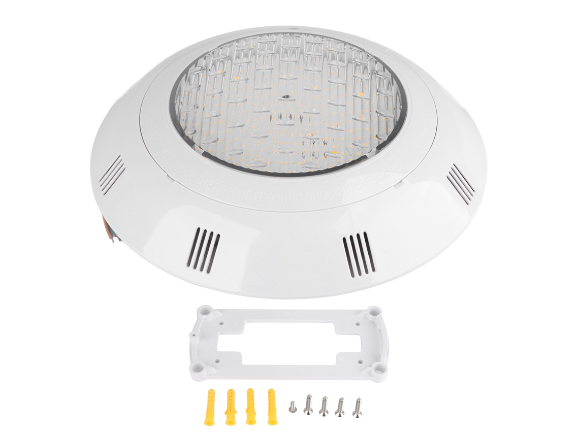 Lâmpada Subaquática Parede Smd2835 18w 1800lm Ip68 Luz Quente S/MARCA