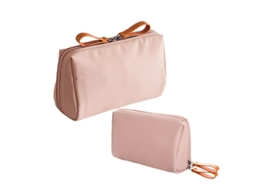 Bolsa De Maquiagem De Viagem Pequena Impermeável Portátil Para Bolsa, Bolsa De Cosméticos Mini Vermelha