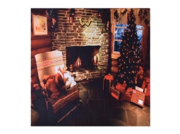 Toalha de Parede Natal Leve Macia Colorida 150x150cm