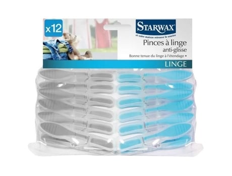 Estojo De Prendedores De Roupa Extra Forte De 12 Starwax