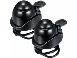 Conjunto de 2 Campainhas AQUAFORGE, som alto, em alumínio, infantil, preto, ajustável