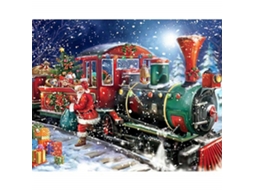 Pintura Oleo Digital de Papá Noel S/MARCA