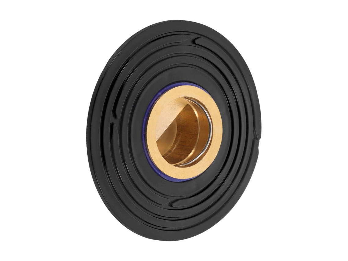 Coletor De Cabelo Para Banheira Em Cobre Preto E Plástico Com Dispositivo Antirretorno
