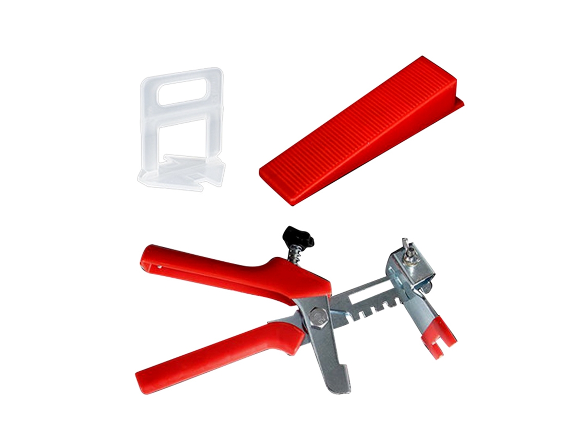 Kit De Nivelamento De Ladrilhos Com Pinça Niveladora Clip E Cunhas Reutilizáveis Para Instalação De Pisos