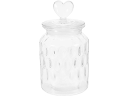 Jogo De Potes E Potes Vidro Plástico Villcase 650ml Para Chá, Com Tampas Herméticas E Boca Larga, Para Manter Os
