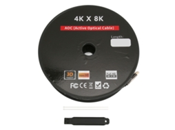 Cabo Hdmi Óptico 4k LAXISCREED 18gbps 2.1