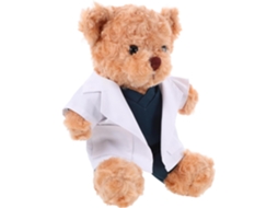 Urso De Pelúcia Médico, Brinquedo Decorativo Para Estudantes Medicina.