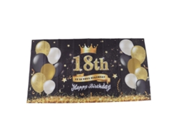 Fundo Aniversário Reutilizável Com 4 Olhos De Gola