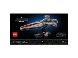 Lego® 75441 Star Wars Cruzador Venator – Nave Da República Para Construir E Exibir