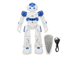 Mali brinquedo Robô Controle Remoto Cantar Dançar com Luzes para Crianças 8+ Azul