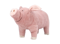 Rebe-juguete De Peluche De Cerdo Suave Almohada 15,7 Polegadas Rosa Para Escritório Casa Viagens Presente Para Crianças