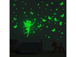 KOFIHETY Adesivos De Parede Com Borboletas Luminosas, Decoração Para Quarto De Meninas, À Prova Dágua, Durável, Não Tóxico E Seguro Para Crianças, Adequado Pa