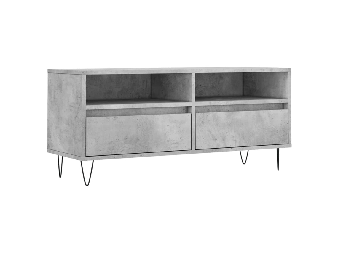 Tv Cabinet, Tv Cabinets Vidaxl Cinzeto Madeira Processada (n/a)