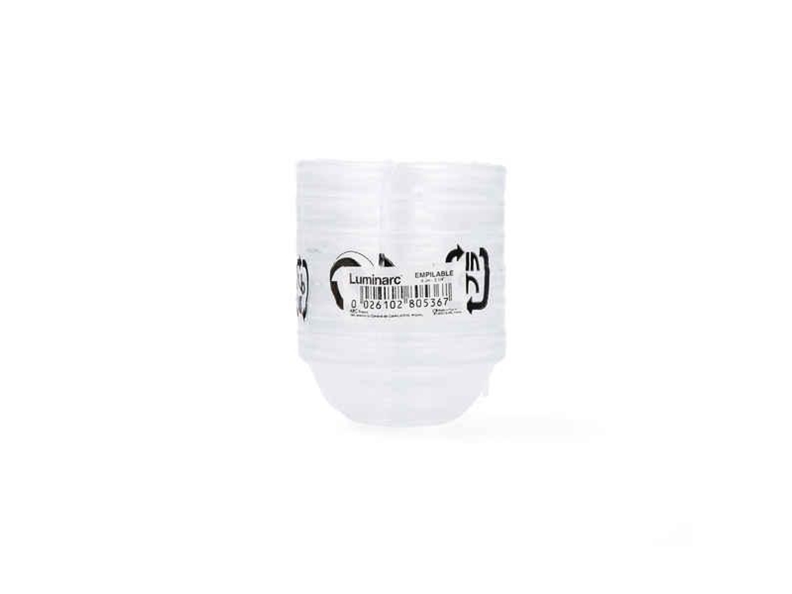 Conjunto de Tigelas Luminarc Apilable Transparente Vidro Ø 6 Cm 6 Pcs