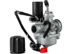 Carburetor 17.5mm 2takt Para Piaggio 50/jog50 Com Conexão Filtro Ar 28mm E Parafuso 35mm