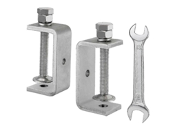 2pcs Abraçadeira em Aço Inoxidável 304 para Carpintaria, Soldagem e Projetos Pesados 85mm