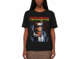 Rockinstone Terminator Grid Black Adult T-shirt Size:m
