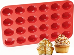 Lurelia Formas Para Muffins, 1 Unidades, Silicone, Antiaderente, Para Muffins E Cupcakes