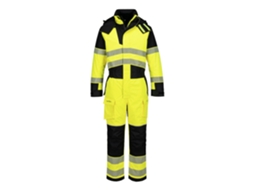 Jaqueta De Inverno Pw3 Fr Modaflame Rain+ Hi-vis Laranja E Preto / Xxl