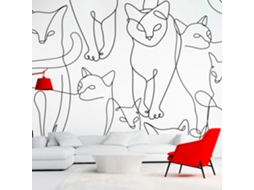 Papel de Parede ARTGEIST Cat Habits - Second Variant (250x175)