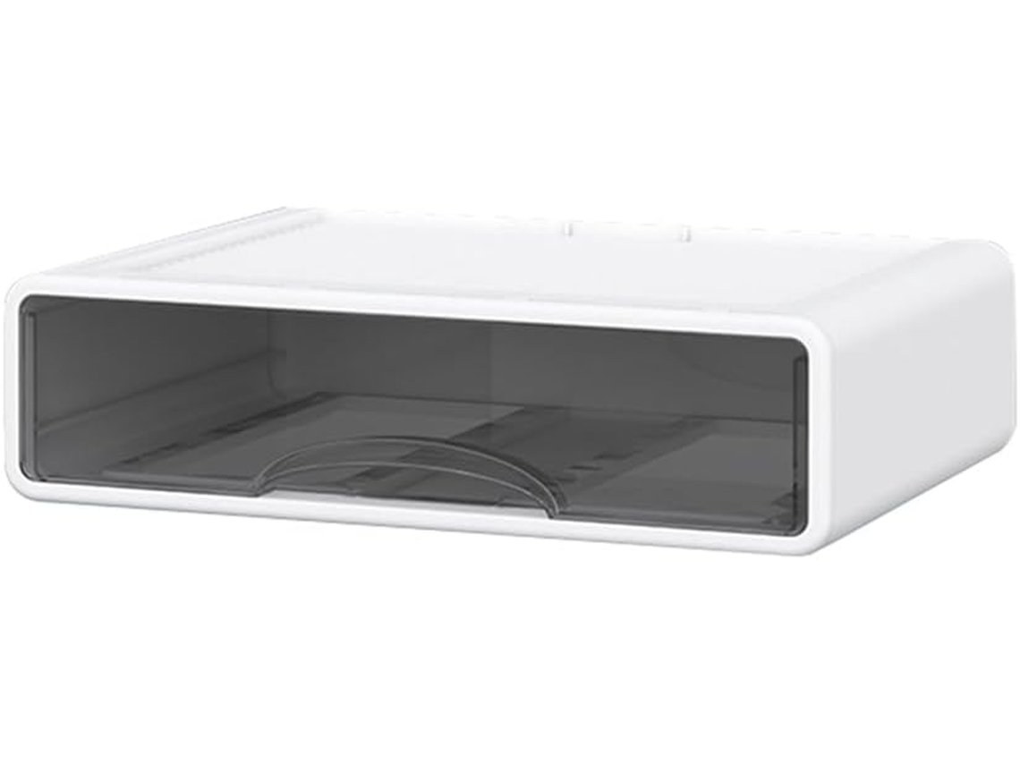Caixa Organizadora De Mesa Com Gavetas, Ideal Para Artigos De Papelaria, Cosméticos E Pastas, Perfei Gokoco