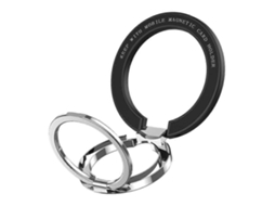Anel Magnético Para Celular Compatível Com Magsafe, Suporte De Anel Magnético De Metal De Eixo Duplo Para Celular Com A