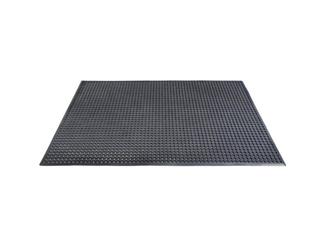 Tapete Id Tapete Rubber Grating, Material Sintético, Preto, 90x150x1 Cm Mr12bb90150 Idmat