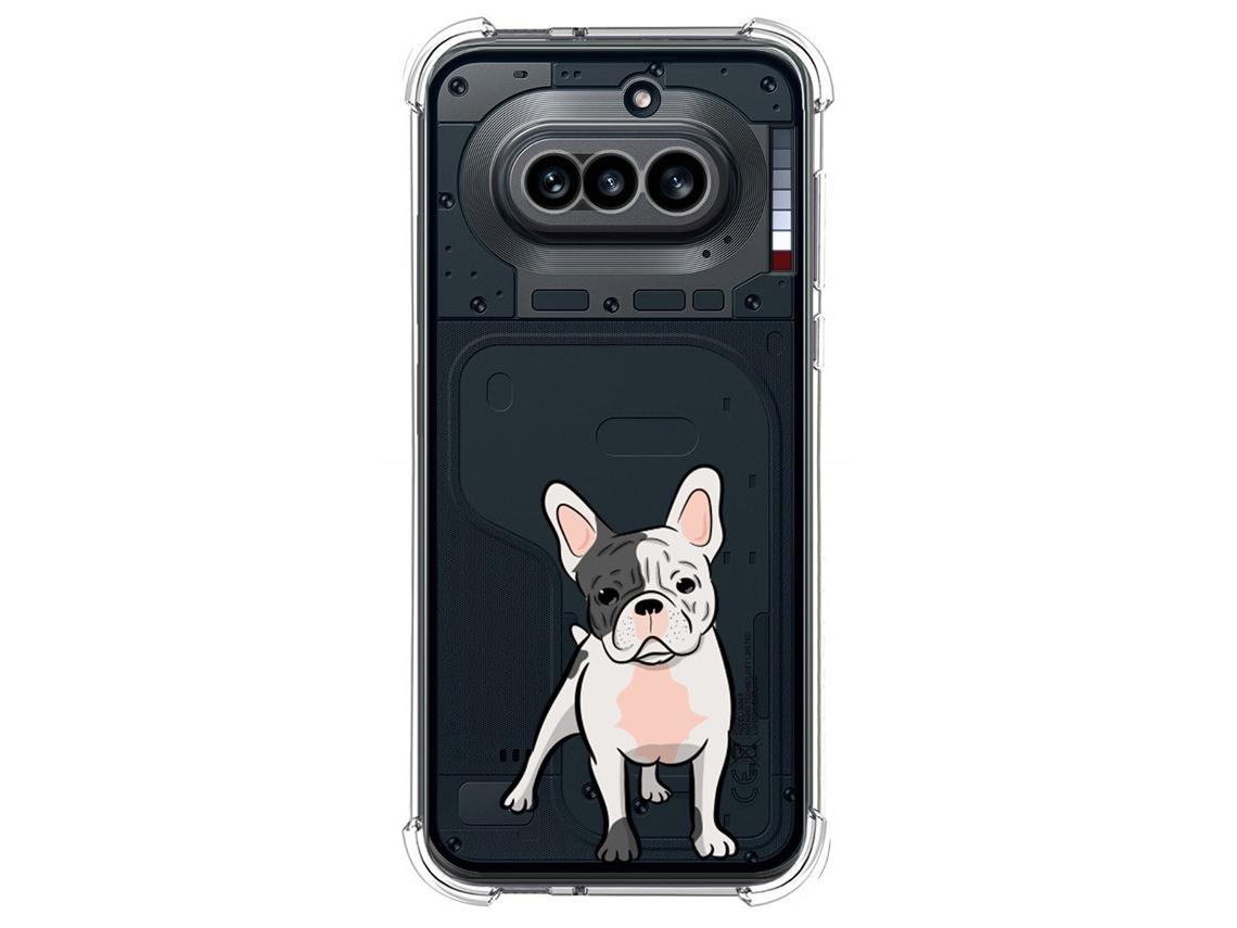 Capa Tumundosmartphone De Silicone À Prova De Choque Para Nothing Phone 4a 5g Com Estampa De Cachorro 6 Desenhos