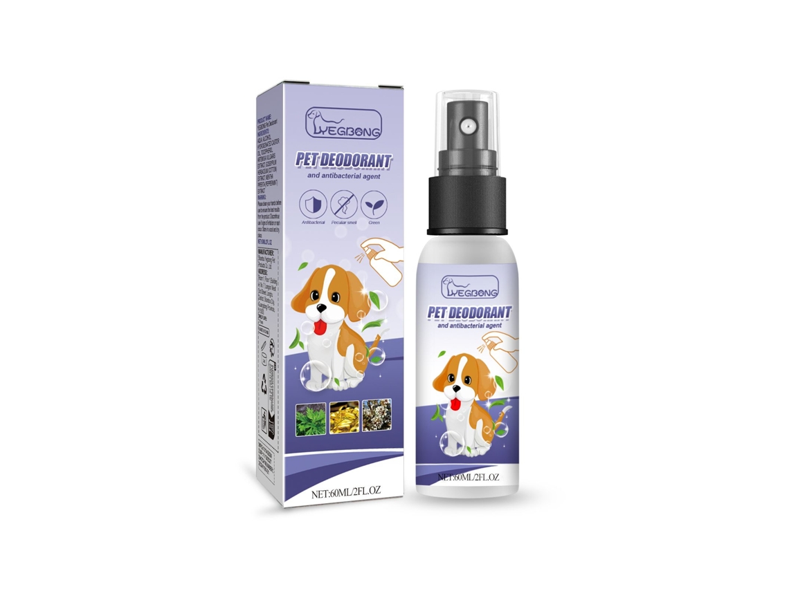 Desodorante Spray para Animais LAXISCREED, Refrescante e Sem Irritações, Higiene e Bem estar do Seu Animal