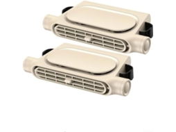Conjunto De 2 Ventiladores Para Assento Carro Com 3 Velocidades, Ventilador De Resfriamento Usb C Para Encosto Cabeça