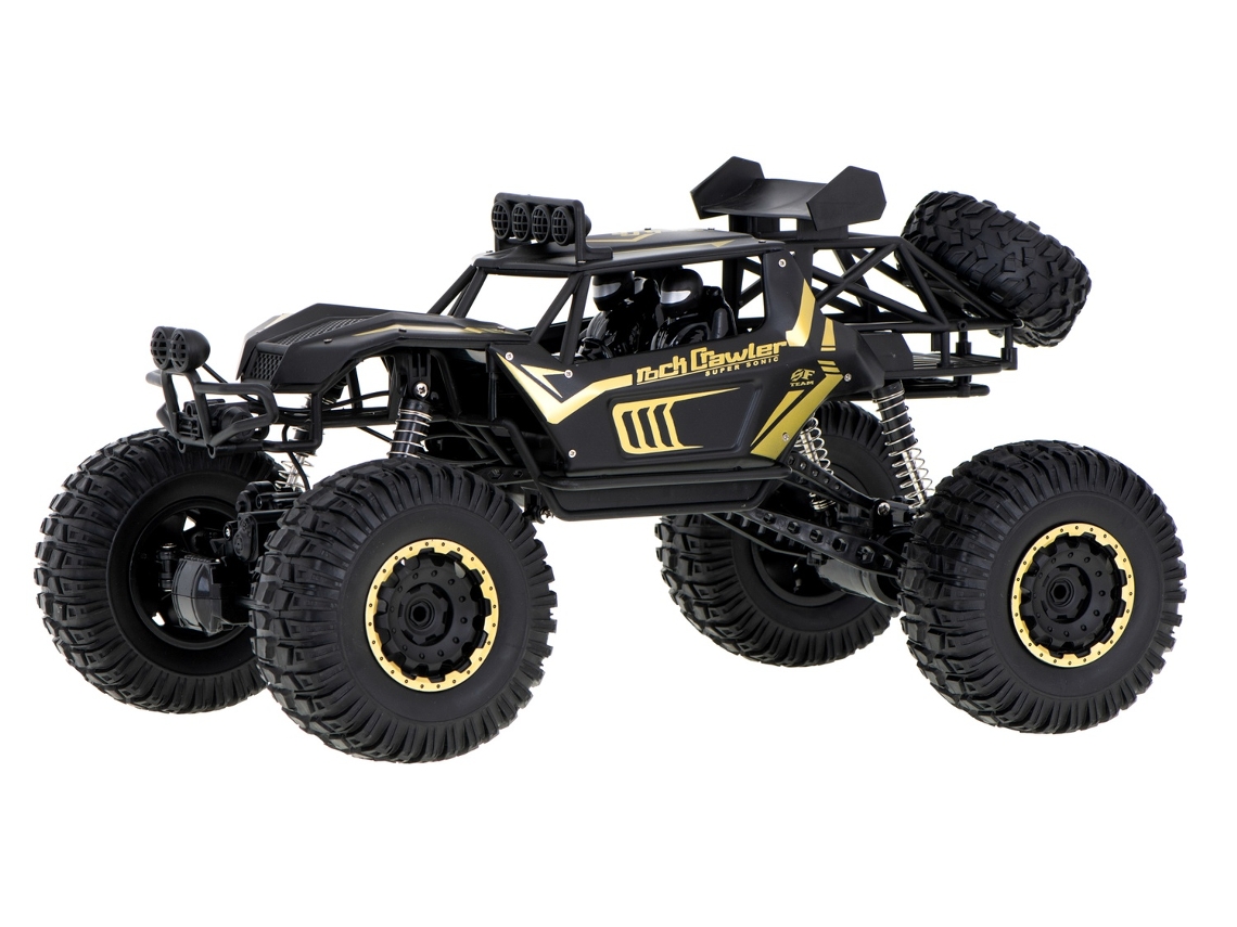 Carro RC Rock Crawler 2.4GHz 18 51cm Preto Pricenet