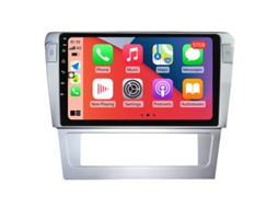 Auto Rádio Carro Bluetooth Autoradio 8GB RAM 128G ROM CarPlay Navegação GPS Ecrã Táctil RoverOne para Volkswagen Passat B7  