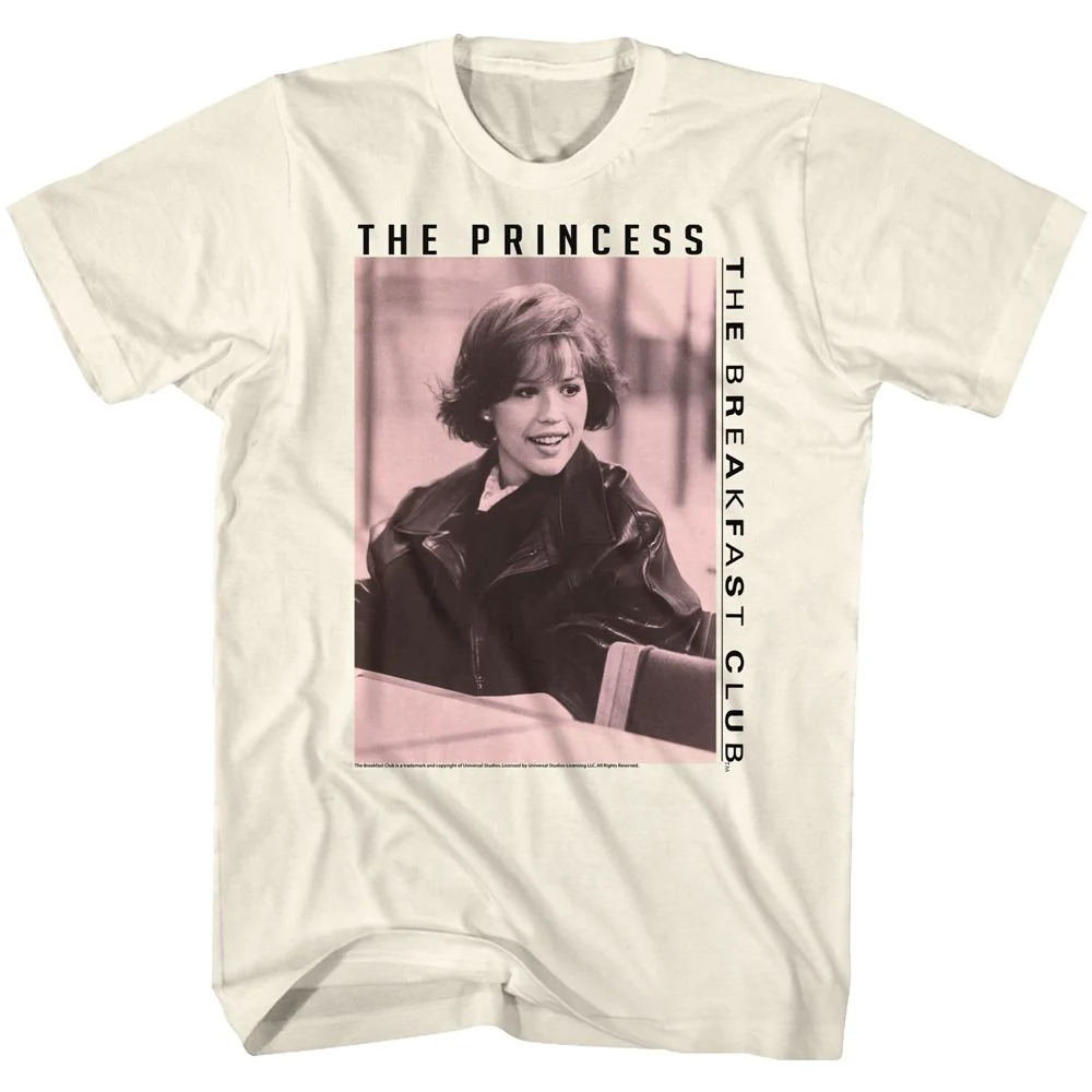 Rockinstone Breakfast Club Movie The Girl Solid Natural Adult T-shirt Size:xxl