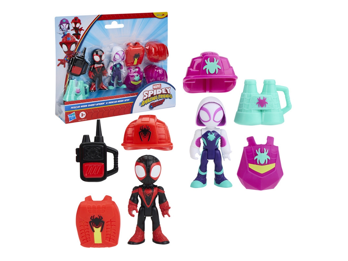 Spidey Rescuewebs Miles Ghost Pack 2 Fig.