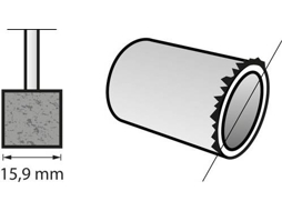 Conjunto de 2 Pedras de afiar DREMEL 15,9mm Alumínio