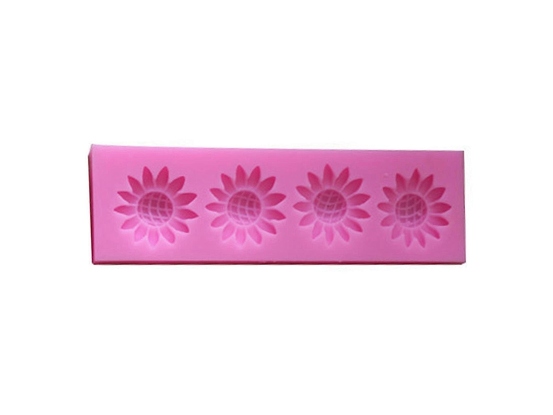 Molde De Silicone Da Série Floral Para Decoração De Bolos, Doces, Chocolates E Confeitaria, Ideal Para Trabalhos Manuais Com Gesso, Velas E Fondant.