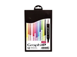 Graph'it Conjunto com 12 Marcadores de Álcool 'it Classic AQUAFORGE