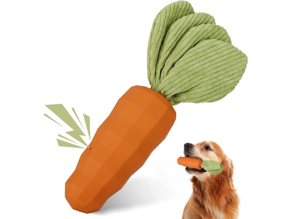 2026-brinquedo Para Cães Morder - Cães Agressivos - Incrível Cenoura Com Petisco - Borracha Natural Durável - Pequenos Médios Grandes