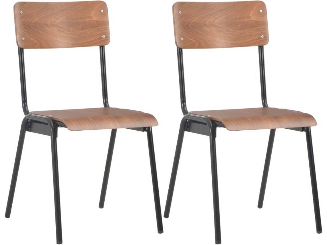 Dining Chair, Dining Chairs Vidaxl Marrom Madeira (n/a)